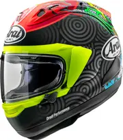 Arai RX-7V Evo Tatsuki, full face helmet , color: Black/Red/Yellow , size: S