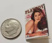 Miniature Dollhouse book magazine 1" 1/12 scale Playboy Supermodels Musical