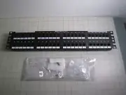 Panduit DP485E88TGY Punchdown Patch Panel Category 5E Flat 48-Port 2RU NEW
