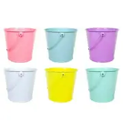 Metal Bucket Party Easter Colours Home Decoration