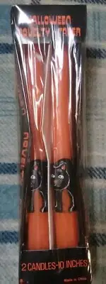 Halloween Black Cat 10" Taper Candles by Applause (1995)