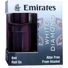 Emirates WHITE DIAMOND Roll On Attar, 6ml, oil based & non alcoholic perfumes