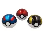 Pokemon TCG Pokeball Tin, Prop, Cosplay, Display, Storage Card Case, Toys