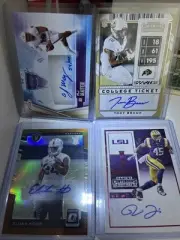 (4) RC Auto Lot AJ Mayer Elijah Hood Deion Jones Tony Brown Contenders Optic