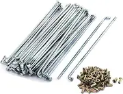 Bicycle Parts Replace Spokes, Electric Bicycle 12G 2.6mm-Diameter 152mm-length E-Bike Spoke #45 Steel 37pcs
