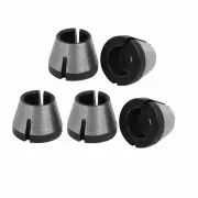 Router Bit Collets Router Bit Trimmer Collet Chucks 1/4" shank Adapter