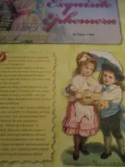 8pg Victorian Scraps w/Dolls History Article EXQUISITE EPHEMERA / Odin
