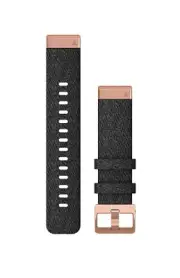 Garmin 010-12874-00 QuickFit 20 mm Heathered Black Nylon Replacement Watch Band