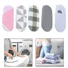 Mini Ironing Board Countertop Iron Board with Anti Slip Feet Auxiliary Tool for