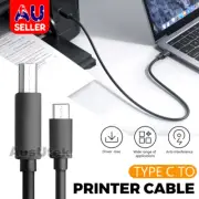 USB C to USB2.0 Male Printer Cable Type C Midi Cord for Scanner Phone MacBook PC