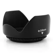 58mm Tulip Flower Lens Hood for Canon EOS Rebel T2i T1i T2i T3i T4i T5i T6i Kiss