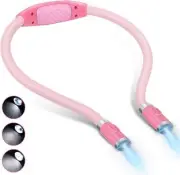 LUXJET LED Hug Light,Rechargeable Neck Book Lights Night Lamp For Reading, Hands