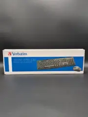 Verbatim Silent Wireless Mouse and Keyboard Combo Black