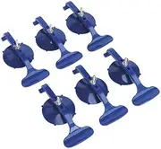 Sealey RE006 Suction Clamp Set, 81mm x 258mm x 193mm, Blue, 6 Pieces