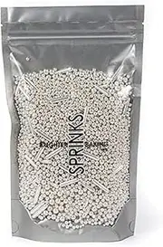 Sprinks Bubble Bounce 500g | Silver Sprinkle Mix for Decorating Cakes | Baking | Cupcakes | Desserts | Sugar Decorations for Parties | Birthdays | Special Occasions