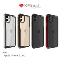 在飛比找PChome24h購物優惠-X-Fitted Apple iPhone 11 6.1 X