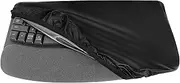 Geekria Keyboard Dust Cover, Dust and Water Splash Resistant, Compatible with Logitech Wave Keys Wireless Ergonomic Keyboard (Black)