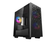 Deepcool Matrexx 40 3FS Micro-ATX Tempered Glass Gaming Case - Black [DP-MATX-MATREXX40-3FS]