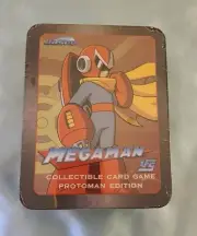 Megaman Jasco CCG Protoman Metal Tin *New/Sealed*