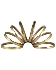 Sagebrook Home 11in Slinky Ring Accent