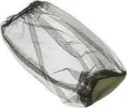 Happyyami Mosquito-Head-net-for-Travel-Outdoor-Bug-net-Fishing-Hiking-Camping-Head-nets-face-Mosquito-nets-Bug-net-for-Head-Protective-mesh-h Olive Green
