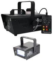 Chauvet DJ H1200 Hurricane 1200 Compact Fog Machine W/Remote Timer+Strobe Light