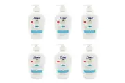 6x Dove 250ml Care & Protect Home Office Antibacterial Liquid Hand Wash Soap