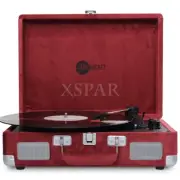 Curiosity Suitcase Turntable Bluetooth Turntable with Speakers Record Player