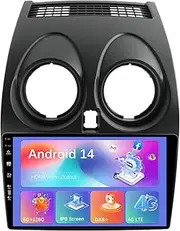 6G+128G Built in DAB+/4G/HDM Head Unit Android 14 for Nissan Qashqai J10 2006-2016 Car Stereo IPS Camera+Mic
