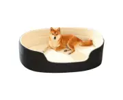 Pet Beds Pet Bed Black And White Small Double Sided Dog Mat Kennel Soft Fleece Sofa