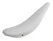 Old School White Bicycle Banana Seat Vinyl for 26" Cruiser Lowrider Bikes