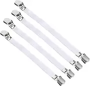 TRIXES 3 x Ironing Board Cover Clips Extra-Large and Extra Extra Large - Fasteners to Keep Cover Flat and Secure - White