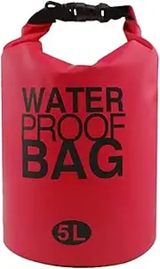 Paddleboard Deck Bag Waterproof Bags PVC Swimming Dry Sack for Kayaking Rafting Boating River Trekking Pack Rafting Storage Bags Water Sports Surfing Accessories(30L,Red)
