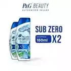 Head & Shoulders - Shampoo Sub Zero 160ML (Pack of 2)