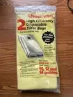 Shop Vac 90672 Genuine 2 High Efficiency Filter Bags tank sz 10, 12, 14 gal