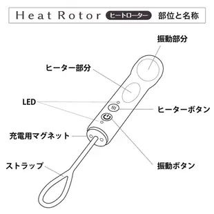 日本SSI JAPAN Heat Rotor迷你溫感電動按摩棒 女性按摩棒 女性自慰器 震動按摩棒 電動按摩器