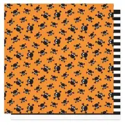 Skulls and Crossbones - Fright Night 12x12 Halloween Scrapbook Paper - 5 Sheets