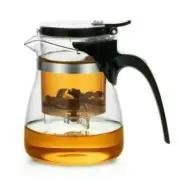 Heat Resistant Glass Tea Pot / Teapot Infuser for Loose Leaf Tea 600ml