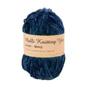 Malli Navy Velvet Yarn 100g