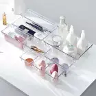 Plastic Transparent Drawer Box Transparent Cosmetic Closet Organizer Necklaces