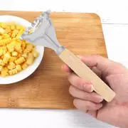 2 Pcs Grater Scraper Wooden Handle Corn Planer Kitchen Tool
