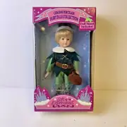 FAIRY TALE COLLECTION PETER PAN PORCELAIN DOLL NEW IN BOX C2-124
