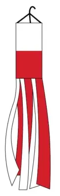 10 x "POLAND" Windsock Super Shiny polyester 5ft wind sock Polish EU UN flag