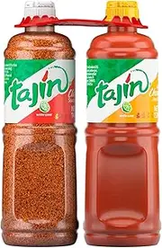 Tajín Clásico Seasoning 14oz and Tajín Fruity Chamoy Sauce 15.38oz Bundle (Pack of 2)
