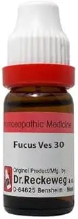 Dr. Reckeweg Fucus Vesiculosus 30 CH (11ml)- Pack Of 1 Bottle & (Free St. George’s Homeopathic ALOE VERA OINTMENT (1 pcs of 10g) - Moisturizer for Dry Skin with Every Order)