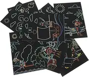 Scratch Paper Art Set 1 Set Delicate Scratching Paper Boys and Girls for Creative Crafting