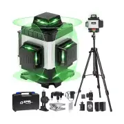 Laser Level, ZPD Laser Level with Tripod, 4 x 360° Self Leveling Laser Leve