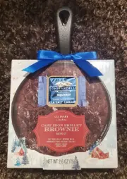 CULINARY New Cast Iron Skillet Brownie Baking Mix Kit Ghirardelli Chocolate