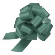 5pcs 4 Inch Large Pull Bow Gift Wrapping Big Pull Bows Ribbon Green