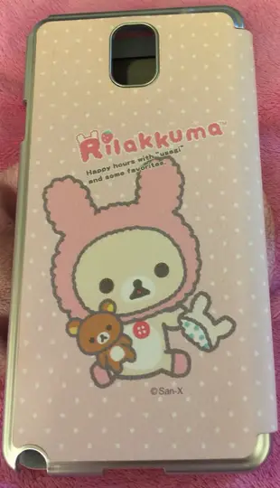 note3手機殼 rilakkuma